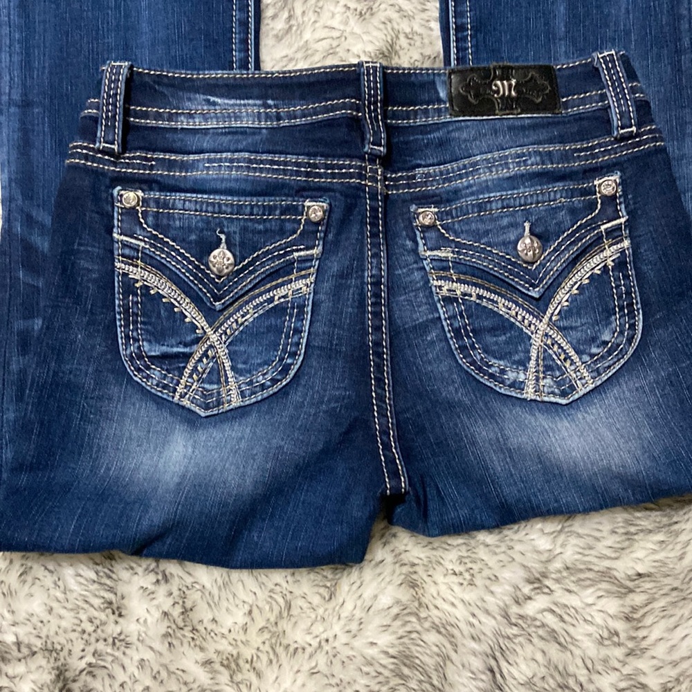 Miss Me Jeans Size 29.  Mid-Rise Slim Boot.